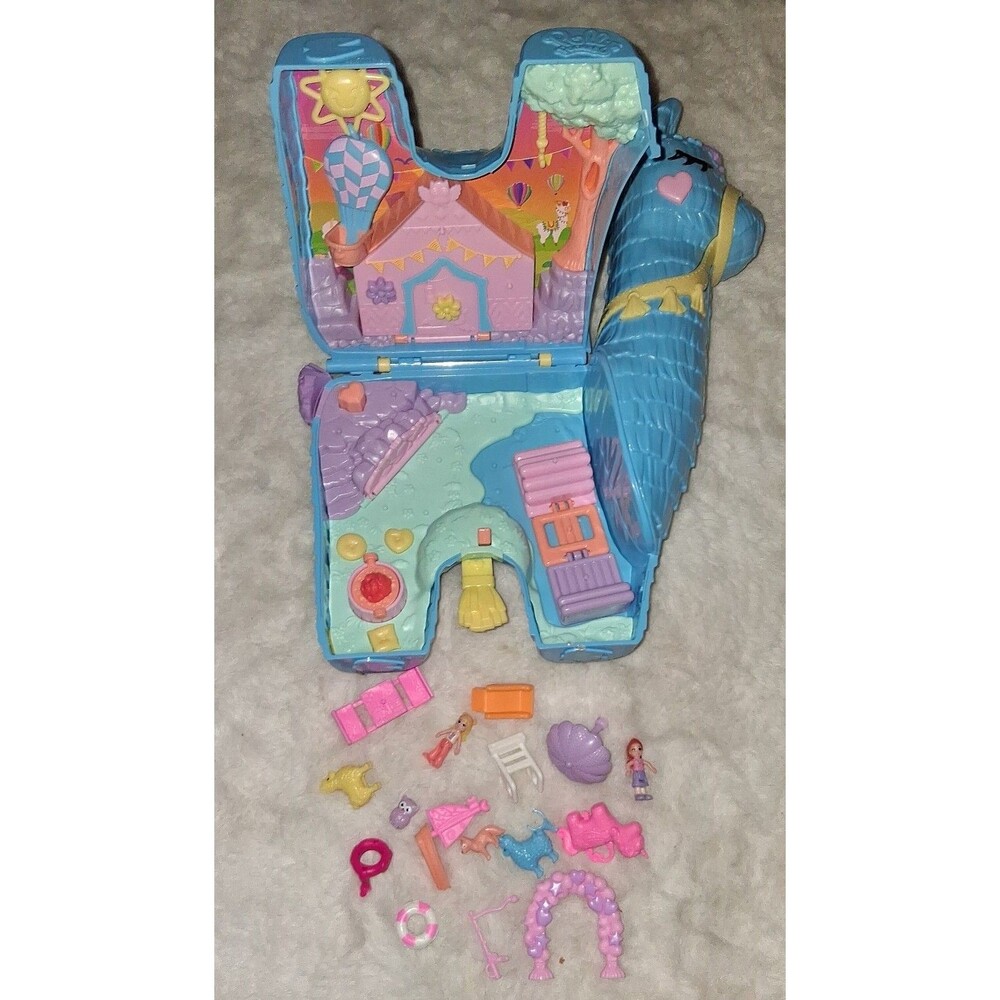 PollyPocket Lama world 18 piece lot